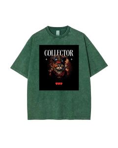 Collector Mineral Wash T-Shirt - Cool and Classic Unisex Beach Shirt for Teens - Perfect Casual Wear, Gift, and Summer Essential!