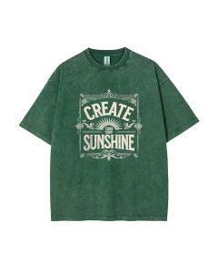 Create Your Own Sunshine Unisex Teen T-Shirt - Summer Flannel & Oversized Style for School & Weekends | Perfect Birthday & Holiday Gift for Men