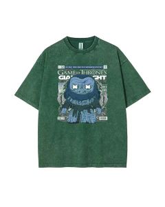 Giant Wight Game Of Throne Mineral Wash T-Shirt - Perfect for Unisex Teens! Classic & Cool Beach Shirt - Ideal for Summer, Holidays & Gifts.