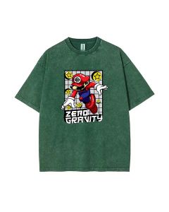 Retro Mario 88 Mineral Wash T-Shirt - Unisex Teen Beach Shirt for Casual Wear & Gifts | Cool Classic T-Shirt for Summer & Holidays