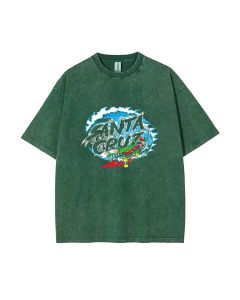 Classic Santa Cruz Mineral Wash T-Shirt | Cool Beach Shirt for Unisex Teens - Perfect for Casual Wear, School, Summer or Holidays!