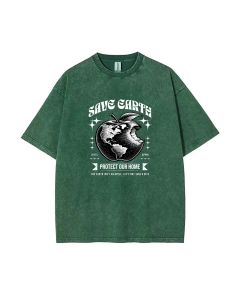 Save Earth Not Bite Like Apple Teen T-Shirt - School & Weekend Casual Wear|Birthday & Holiday Gift|Men's Flannel & Oversized Style - Unisex