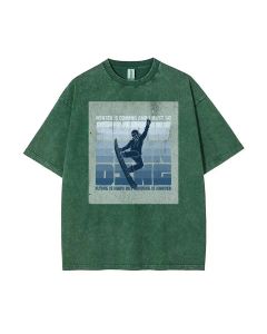 SNOWBOARDING Unisex Teen T-Shirt - Casual Summer School & Weekend Wear | Birthday & Holiday Gift - Men's Flannel & Oversized Style