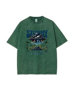 Stormy Unisex Teen T-Shirt - Versatile Summer Casual Wear | School & Weekend Essential | Ideal Gift | Men's Flannel & Oversized Style