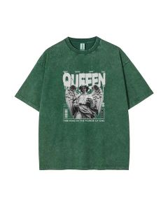 Winged Queen Unisex Teen T-Shirt - Summer Casual Wear for School & Weekends - Birthday & Holiday Gift - Men's Flannel & Oversized Style