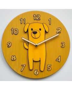 Custom Jake the dog, Wooden Wall Clock for Home Decor in Living Room, Kitchen and Kid Decorations Gifts