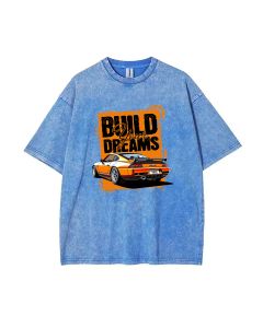 Build Your Dreams Unisex Teen T-Shirt - Summer Casual School & Weekend Wear | Birthday & Holiday Gift - Men's Flannel & Oversized Style