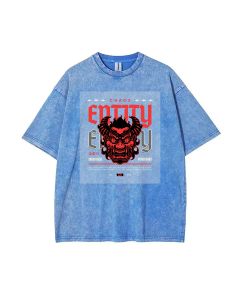 Chaos Entity Mineral Wash T-Shirt: Cool Beach Shirt for Unisex Teens - Perfect for Casual Wear, School, and Holidays - Classic T-Shirt Design