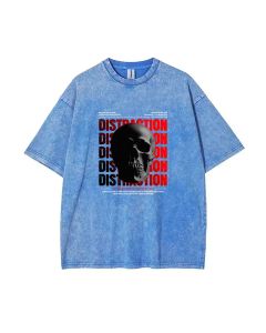 Distraction Mineral Wash T-Shirt - Cool Unisex Beach Shirt for Teens, Perfect for Casual Wear & Gift-Giving - Classic & Stylish!