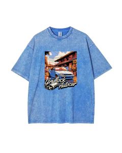 Japan Car Graphic Unisex Teen T-Shirt - Casual Summer Wear for School & Weekends | Gift for Birthdays & Holidays | Men's Oversized Flannel Style