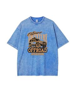 Offroad Unisex Teen T-Shirt - Summer Casual Wear for School & Weekends | Men's Flannel & Oversized Style - Perfect for Birthdays & Holidays