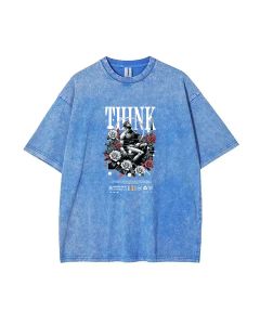 Think Inspire Celebrate Unisex Teen T-Shirt - Summer Flannel Casual Wear for School & Weekends | Birthday & Holiday Gift | Men's Oversized Style