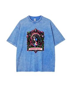 Venomous Beauty Unisex Teen T-Shirt - Summer Flannel & Oversized Style for School & Weekends | Birthday & Holiday Gift | Avant-Garde Design