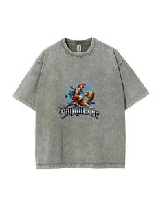 Conqueror Unisex Teen T-Shirt - Perfect for School & Weekends | Flannel & Oversized Style | Summer Casual Wear & Gift for Birthdays & Holidays