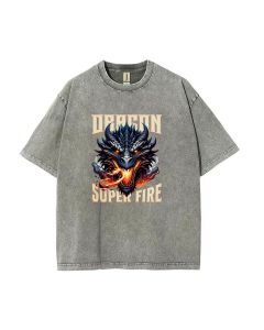 Dragon Unisex Teen T-Shirt - Summer Casual Wear for School & Weekends | Men's Oversized Style Flannel | Birthday & Holiday Gift Idea