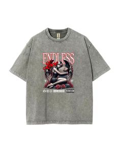 Endless Love Unisex Teen T-Shirt - Summer Casual Wear for School & Weekends | Birthday & Holiday Gift | Men's Flannel & Oversized Style