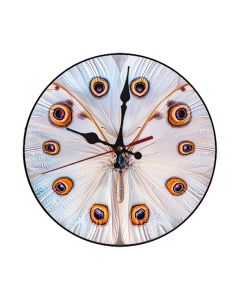 Custom Butterfly wings, Wooden Wall Clock for Home Decor in Living Room, Kitchen and Kid Decorations Gifts