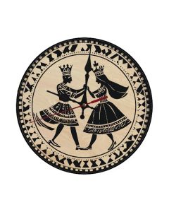 Custom Chess king and queen dance, Wooden Wall Clock for Home Decor in Living Room, Kitchen Kid Decorations Gifts