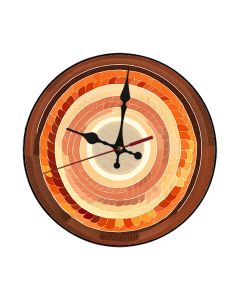 Custom Concentric rings, Wooden Wall Clock for Home Decor in Living Room, Kitchen and Kid Decorations Gifts