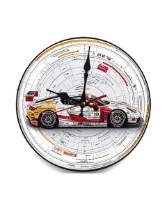 Custom Racing car customization options in spiral flow, Wooden Wall Clock for Home Decor Living Room, Kitchen and Kid Decorations Gifts