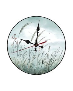 Custom Tall grasses swaying in the wind, Wooden Wall Clock for Home Decor Living Room, Kitchen and Kid Decorations Gifts