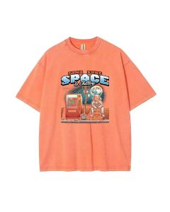 Astronaut Graphic Space Teen T-Shirt - Casual School & Weekend Wear | Birthday & Holiday Gift | Unisex Flannel & Oversized Style