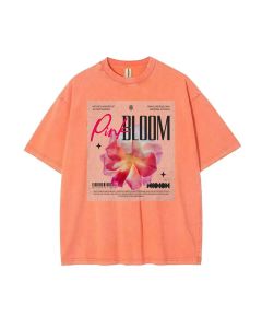 Bloom Urban Streetwear Unisex Teen T-Shirt - Casual Summer Wear for School/Weekends | Gift for Birthdays/Holidays | Men's Flannel/Oversized Style