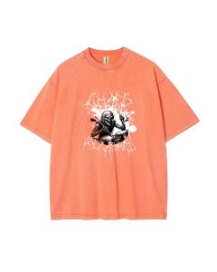 Chaos Unleashed Teen T-Shirt - Flannel Oversized Style | Summer School & Weekend Casual Wear | Gift for Birthdays & Holidays | Unisex Teens Men