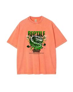 Dangerous Reptile Stealth Mineral Wash T-Shirt - Unisex Teen Beach Shirt | Cool Classic Tee for Casual Wear & Gifts | Summer & Holiday Style Shirt