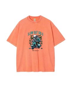 Slow But Gold Unisex Teen T-Shirt - Casual Summer Wear for School & Weekends | Birthday & Holiday Gift | Men's Flannel + Oversized Style