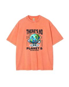 Theres No Planet B Teen T-Shirt - Summer Casual Wear for School & Weekends | Men's Flannel & Oversized Style | Birthday & Holiday Gift