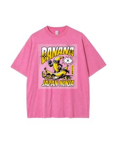 Banana Ninja Fruit Shinobi Japan Samurai Teen T-Shirt - Casual Summer School & Weekend Wear | Birthday & Holiday Gift | Men's Flannel Style