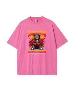 Bear Boxing King Of Fighters Unisex Teen T-Shirt - Casual Summer School and Weekend Wear | Birthday & Holiday Gift | Men's Flannel & Oversized Style