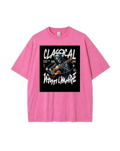 Classical Nightmare Mineral Wash T-Shirt – Cool Beach & Casual Wear for Unisex Teens – Classic & Trendy Tee for Summer & Holidays