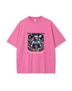 Unisex Cosmic Wanderer Mineral Wash T-Shirt - Perfect for Casual Wear, School, and Summer - Cool Beach Shirt - Great Gift for Teens!