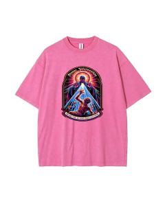 Divine Intervention Mineral Wash T-Shirt: Cool Beach Shirt for Teens - Classic Unisex T-Shirt for Casual Wear, School, and Gifting (Summer/Holidays)