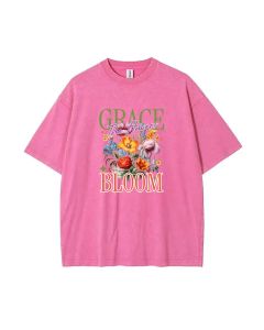 Grace Bloom Unisex Teen T-Shirt - Perfect for School & Weekends | Summer Casual Wear & Birthday/Holiday Gift | Men's Flannel & Oversized Style