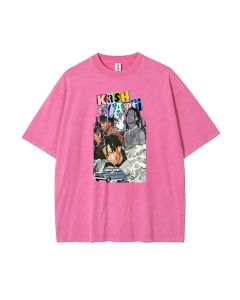 Playboycarti Mineral Wash T-Shirt: Cool & Classic Unisex Beach Shirt for Teens - Perfect for Casual Wear, School, and Summer Holidays