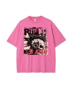 PUNK IS NOT Unisex Teen T-Shirt - School & Weekend Casual Wear | Birthday & Holiday Gift | Men's Oversized Flannel Style | Summer Must-Have