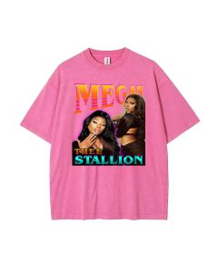 Stallion Mineral Wash T-Shirt - Unisex Beach & Casual Wear | Cool & Classic Tee for Teens | Perfect Gift for Summer & Holidays