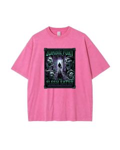 Zombie Fury Unisex Teen T-Shirt - School & Weekend Casual Wear | Birthday & Holiday Gift | Men's Flannel & Oversized Style - Summer Must-Have!