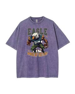 American Football Eagle Sport Unisex Teen T-Shirt - School & Weekend Casual wear | Birthday & Holiday Gift | Men's Oversized Flannel Style - Summer