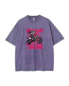 Braaap Motocross Girl Teen Unisex T-Shirt - Summer Casual Wear for School & Weekends | Birthday & Holiday Gift | Men's Flannel & Oversized Style