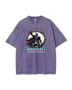 Braveheart Unisex Teen T-Shirt: Summer Casual Wear for School & Weekends - Perfect Gift for Birthdays & Holidays - Men's Flannel & Oversized Style