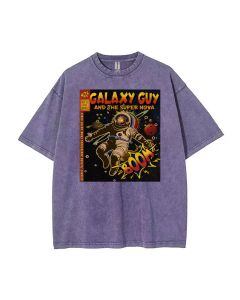 Galaxy Guy & Super Nova Unisex Teen T-Shirt - Summer School & Weekend Casual | Birthday & Holiday Gift | Men's Flannel & Oversized Style