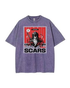 Hidden Scars Unisex Teen T-Shirt - Summer Casual & Oversized Flannel for School & Weekends | Perfect Gift for Birthdays & Holidays - Men's Style