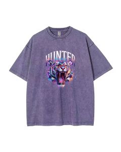 Hunter Born to Hunt Unisex Teen T-Shirt - Summer Casual Wear for School & Weekends | Birthday & Holiday Gift | Men's Flannel & Oversized Style