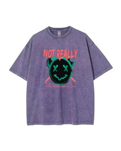 Teddy Bear-43 Mineral Wash T-Shirt: Cool & Classic Beach Shirt for Unisex Teens - Great for Casual Wear, School, Gifts & Summer Holidays!