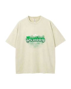 Destiny Mineral Wash T-Shirt - Unisex Beach Shirt for Teens | Cool & Classic T-Shirt for Casual Wear, School & Gifts | Summer & Holiday Essential