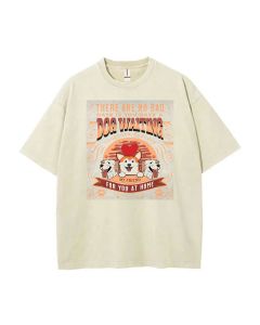 Dog Waiting Unisex Teen T-Shirt - Casual Summer Wear for School & Weekends | Birthday & Holiday Gift | Men's Flannel & Oversized Style